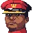 Pixel-art portrait of the Conqueror archetype.